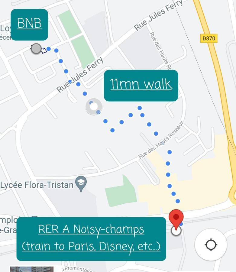 65m² Paris - Disneyland - Rer A Noisy-le-Grand